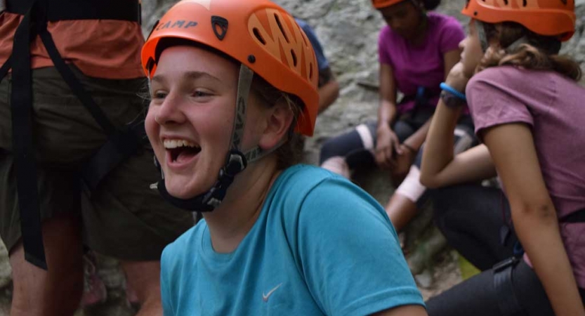 rock climbing camp for teens in philadelphia
